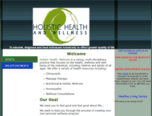 Tablet Screenshot of holistic-healthonline.com
